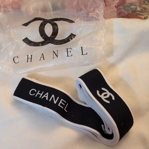 Designer Logo Black & White Monochrome Yoga Strap ✨NIB✨